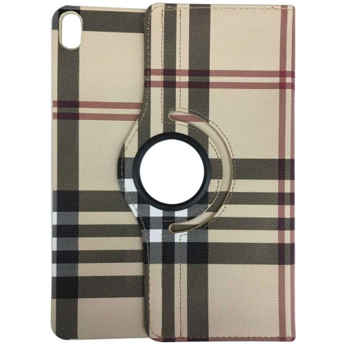 iPad Mini 6/iPad Mini 7 Portfolio Case Line Checker Light